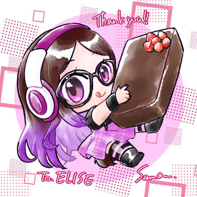 Valentine&#39;s Day Skeb by Salmon!